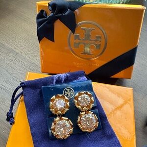 Tory Burch Leah Drop Earrings NWT